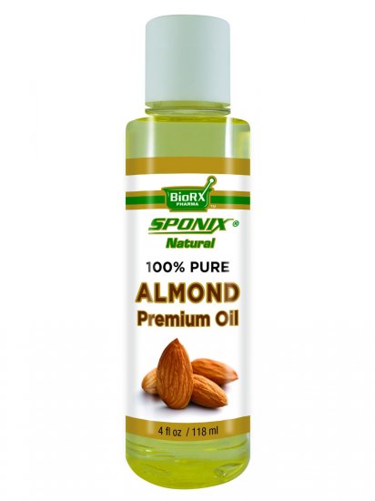 Premium Almond Natural Skincare Oil - 4 oz - Click Image to Close