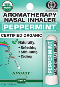 Organic Aromatherapy Nasal Inhaler - Peppermint
