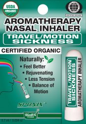 Organic Aromatherapy Nasal Inhaler - Travel / Motion Sickness
