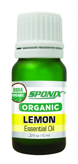 Organic Lemon Essential Oil -10 mL - Click Image to Close
