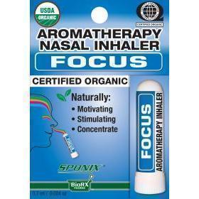 Organic Aromatherapy Nasal Inhaler - Focus