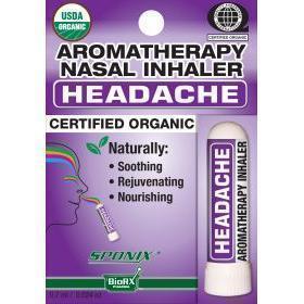 Organic Aromatherapy Nasal Inhaler - Headache